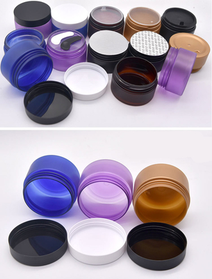 Customizable Clear Plastic Beauty Jar with Pressure Sensitive Gasket