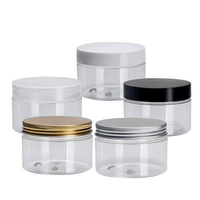Personalized Logo Cosmetic Plastic Jar with Pressure Sensitive Gasket