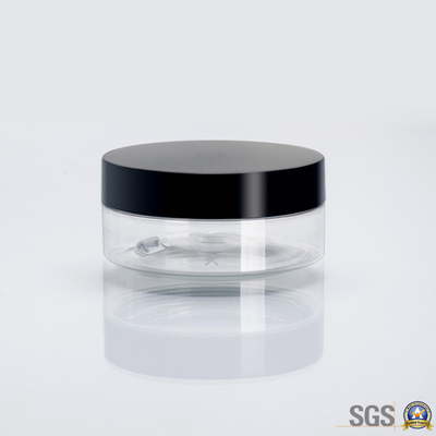 Customized Print Plastic Cosmetic Jar with Smooth Surface and Pressure Sensitive or Aluminum Foil Gasket