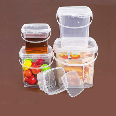 Leak Proof Clear Plastic Milk Tea Jugs with Screw On Lids