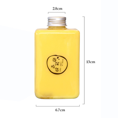 Leak Proof Plastic Milk Tea Bottles With Ergonomic Handles