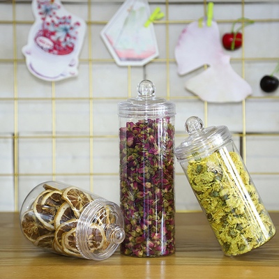 Customized Plastic Jars with Lids for Food Storage