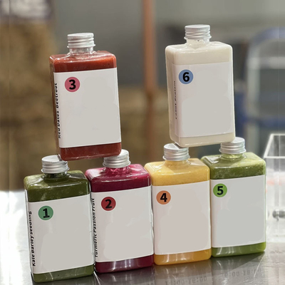 Leak Proof Plastic Milk Tea Bottles With Ergonomic Handles