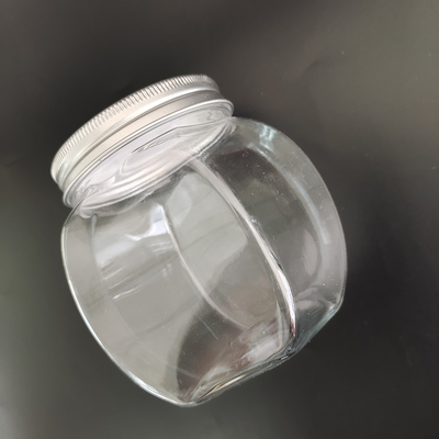 8oz Durable Plastic Jars with Aluminum Foil and Custom Label for Food Storage
