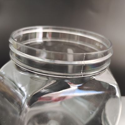 8oz Durable Plastic Jars with Aluminum Foil and Custom Label for Food Storage