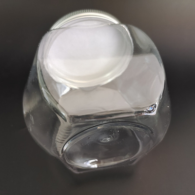 8oz Durable Plastic Jars with Aluminum Foil and Custom Label for Food Storage
