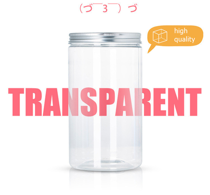 Transparent Plastic Jars with Lids for Storing 2-8 oz.