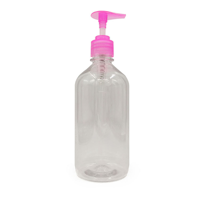 Round Cylinder Shaped PET Lotion Bottle With Screw Pumping Cap And 24/410 Neck Finish