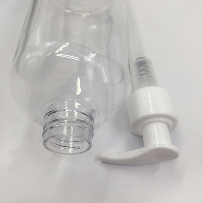 Ultra Clear Recyclable PET Pump Bottle for Cosmetics with Screen Printing