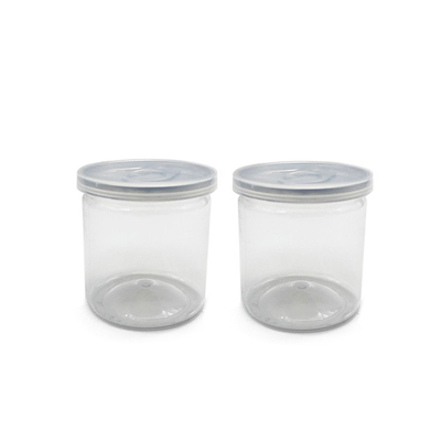 8oz Customizable Plastic Transparent Storage and Packaging Jars