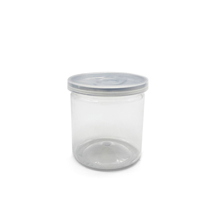 8oz Customizable Plastic Transparent Storage and Packaging Jars
