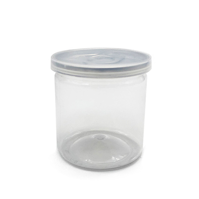 8oz Customizable Plastic Transparent Storage and Packaging Jars
