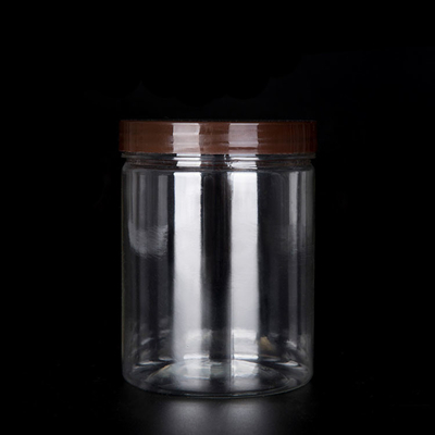 8oz Transparent Plastic Jar Containers for Packaging