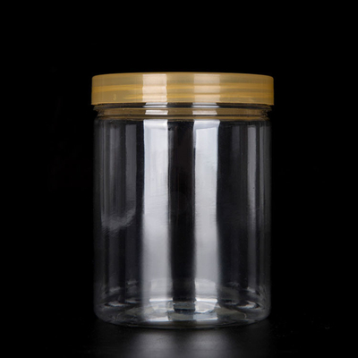 8oz Transparent Plastic Jar Containers for Packaging