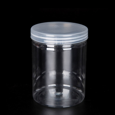8oz Transparent Plastic Jar Containers for Packaging