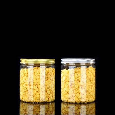 Customizable Transparent PET Plastic Containers Jars with Lids