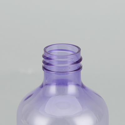 24mm Caliber Round PET Pump Bottle with Screen Printing/Hot Stamping in Pink