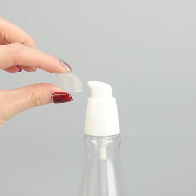 24/410 Cosmetic Plastic Pump Bottle with Screen Printing for Lotion Dispensing