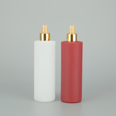 Pink/Customizable 47mm Round Screw Cap Silk screening Printing PET Pump Bottle For Cosmetics