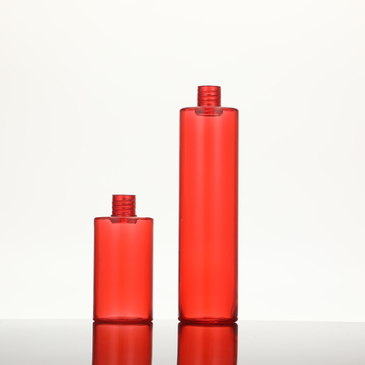 47mm Diameter Lightweight PET Plastic Cosmetic Bottle With Superior Silk Screen Printing