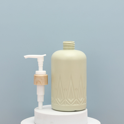 Customizable 24mm Pink PET Pump Bottle with Screen Printing and Hot Stamping