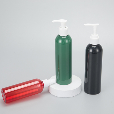 Recyclable Cosmetic Round Pink Dispensing Bottle With Screw Cap