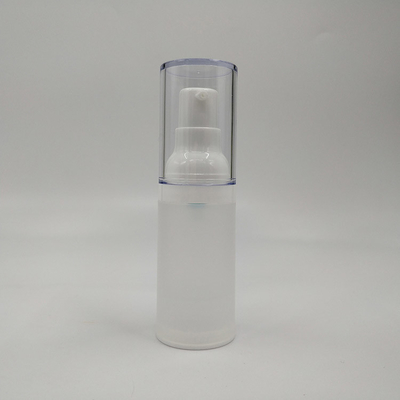 Pink Clear Plastic PET Bottle With Silk Screening Printing And 24mm Caliber
