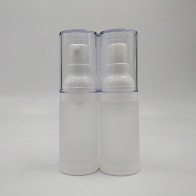 Pink Clear Plastic PET Bottle With Silk Screening Printing And 24mm Caliber