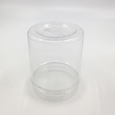Customizable Transparent Plastic Screw Top Jars