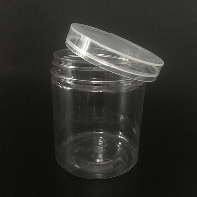 Customizable Transparent Plastic Screw Top Jars