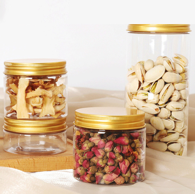 Customizable Plastic Storage Jars with Foil/Pressure Sensitive Seal for Liquid and Cream Storage