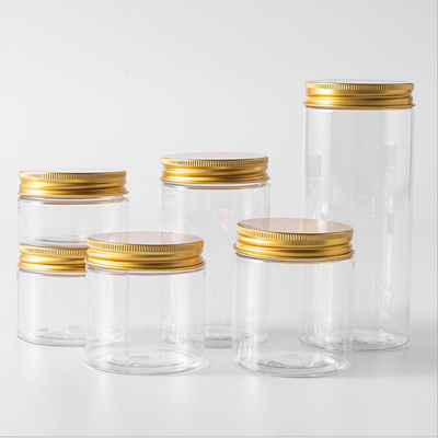 Clear Plastic Jars With Customizable Logo And Sealing Options