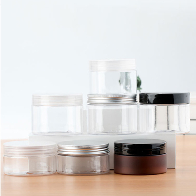Customizable Clear Plastic Jars with Lids for Storage and Display