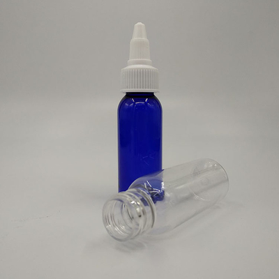 50ml Customized Clear Screw Top Plastic Bottles With Custom Printing