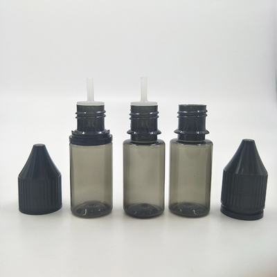 Eco Friendly Refillable Round Screw Cap PET E Liquid Bottles With Custom Printing