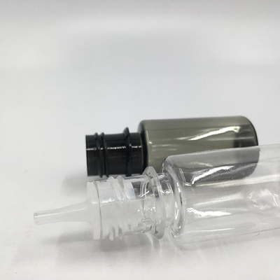 Eco Friendly Refillable Round Screw Cap PET E Liquid Bottles With Custom Printing