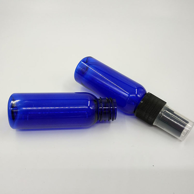 47mm Round PET Bottle With Pump Dispenser Screw Cap For Cosmetics Liquids