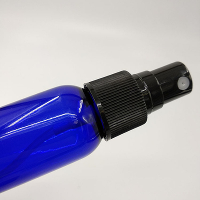 47mm Round PET Bottle With Pump Dispenser Screw Cap For Cosmetics Liquids