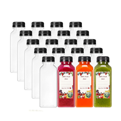 Modern Reusable Plastic Milk Tea Bottles With Screw On Lids