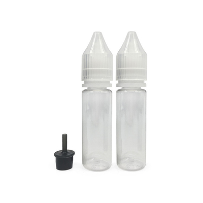 18mm Neck Screw Cap Plastic Childproof Bottles For E Liquid