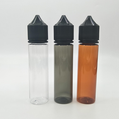 Childproof Screw Cap Round Liquid Dropper Bottle /  E Liquid Bottle Screen Printed With Customized