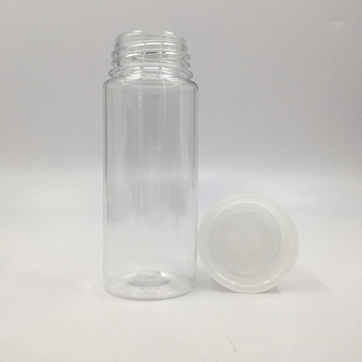 Customized Transparent Round Shaped PET E Liquid Bottles With Childproof Screw Cap 30ml Capacity
