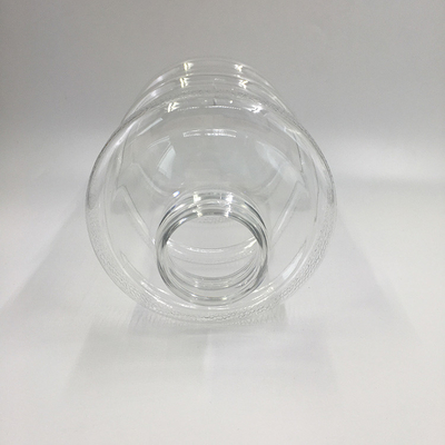 Insulated Clear Square Round Milk Tea Juice Bottle With Lid And Handle