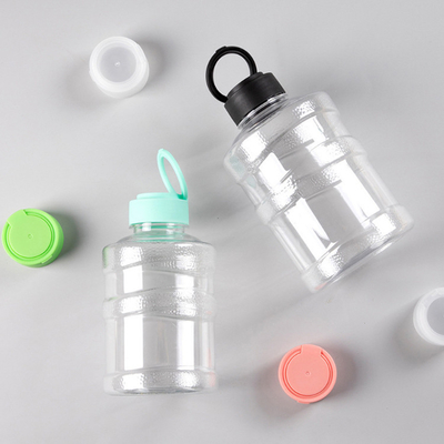 Insulated Clear Square Round Milk Tea Juice Bottle With Lid And Handle