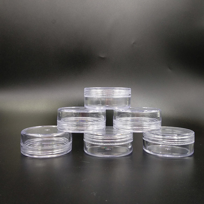 Customized Logo Printed Plastic Cosmetic Jars for Creams and Gels