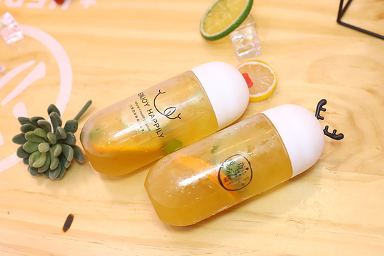 Medium Square Leak Proof Plastic Milk Tea Bottles with Screw On Lid and Handle