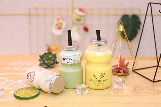 Square Insulated Milk Tea Jugs With Handles