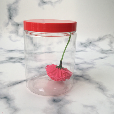 Clear Plastic Round Jars with Lids 2oz 3oz 4oz 5oz