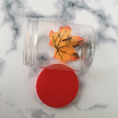 Clear Plastic Round Jars with Lids 2oz 3oz 4oz 5oz