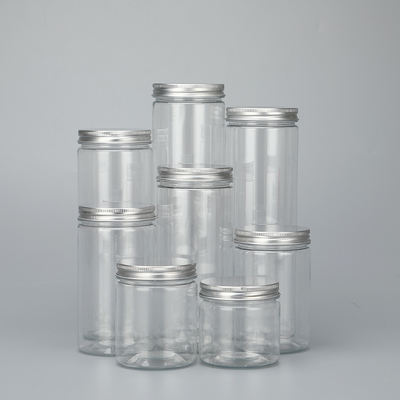 Convenient Honey Storage Wide Plastic Jars with Lids and PET Bottle Aluminum Cap